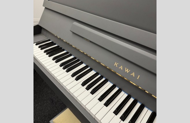 Kawai Smudge Grey CE-8 Upright Piano, Used - All Inclusive Premium Package (SN:K1000536) - Image 5
